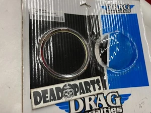 Harley chrome 96-08 flht speaker bezel trim ring 2202-0063 - Picture 1 of 3