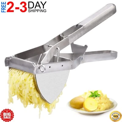 Trituradora de patatas de acero inoxidable para uso comercial y doméstico Foto 1 de 4