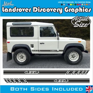 LANDROVER Defender 90 4x4 Off Road Rayas Laterales Calcomanías Adhesivas Gráficos 007 - Imagen 1 de 5