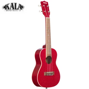 Kala Sparkle Series Mahogany Body Concert Ukulele - Stardust Red KA-SPRK-RED - Picture 1 of 4