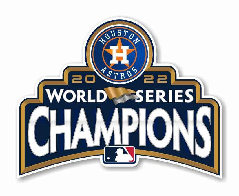 Houston Astros World Series 2022 Champions Precision Cut Decal - Image 1 of 1