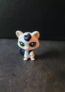 Littlest Pet Shop LPS Katze Kätzchen Familien 321 Lara Felinsky weiß schwarz grün - Bild 1 von 7