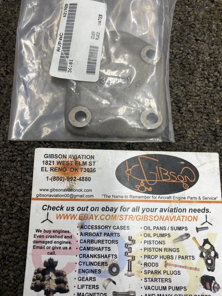 CONTINENTAL 36181  GOVERNOR PAD COVER - Image 1 of 3