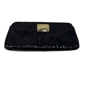 Bolso sin asas Michelle Fantaci para Lauren Merkin de cuero de serpiente negro - Imagen 1 de 13