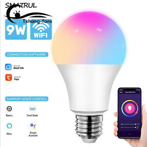 5/910/W E27 Wifi Smart RGB Color LED Lamp Bulb Fit for Amazon Alexa A2TF