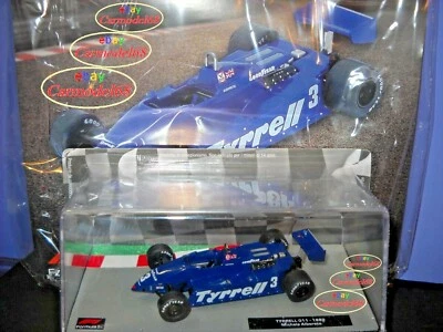 Tyrrell 011 1982 Michele Alboreto #3 1:43 + N 203 F1 Auto Collection ULTIMO - Immagine 1 di 3