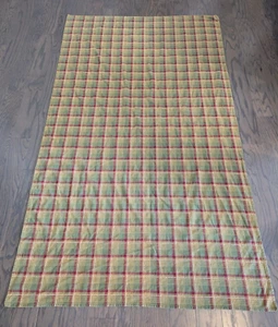 Rechteckige große Tischdecke rot grün gold 90 x 52 - Bild 1 von 4