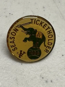 Oakland Athletics A's 1988 Season Ticket Holder Lapel Hat Pin Baseball MLB - Picture 1 of 8