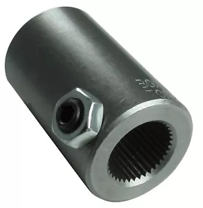 Borgeson 312500 Steering Shaft Coupler 11/16"36 Spline-3/4"Smooth Weld-On - Picture 1 of 1