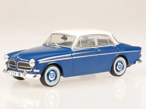 Volvo 120 Amazon azul Dach blanco modelo de coche in vetrina Atlas 1:43 - Imagen 1 de 4