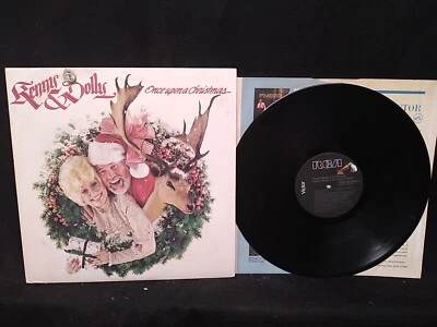 Kenny & Dolly Once Upon A Christmas Vinyl LP RCA Victor records ASL1-5307 1984 - Image 1 of 4