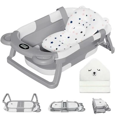 Bañera Plegable Para Bebes Tina Plegable De Vinilo Multifuncional Para Bañar NUEVO Foto 1 de 4