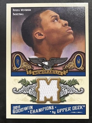 2011 Goodwin Champions Authentic Memorabilia Russell Westbrook #M-RW LAKERS  - Image 1 of 2