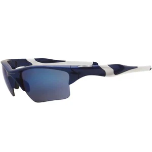 Oakley Custom Half Jacket 2.0 XL Team Navy Ice Iridium Mens Sports Sunglasses - Picture 1 of 1