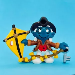 RARE Historical Smurfs Benjamin Franklin Smurf 20502 Figure Vintage 1980s Smurf - Picture 1 of 9