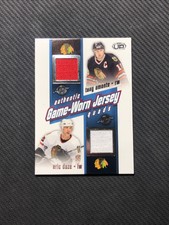 2002-03 PACIFIC HEADS UP AMONTE/SULLIVAN/DAZE/BELL GAME-WORN JERSEY QUADS #7