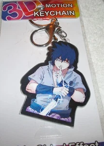 ANIME Naruto Sasuke Uchiha 3D Bewegung linsenförmiger Schlüsselanhänger/Taschenclip NEU - Bild 1 von 2