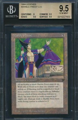 Legends Marble Priest BGS 9.5 Graded Magic MTG (7653) -magicgraders- - Image 1 of 3