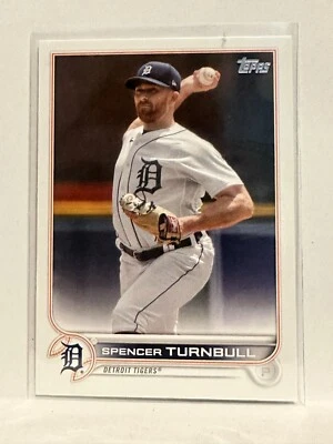 #228 Spencer Turnbull Detroit Tigers 2022 Topps Series One Baseball Card - Image 1 of 2