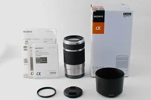 Sony 55-210mm F/4.5-6.3 OSS Lens Sony E Mount Silver [MINT] #900a - Picture 1 of 13