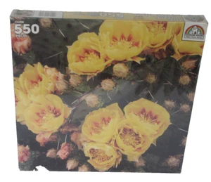 Random House The Puzzle Place 550 Piece Puzzle Yellow Cactus Flowers NEW - Picture 1 of 4