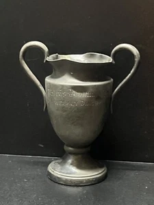 1905 ENGRAVED vintage silver plate trophy - Picture 1 of 6