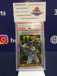 FRANCISCO ALVAREZ 2022 SIGNED BOWMAN CHROME IT CAME TO THE LEAGUE PSA - Picture 1 of 1