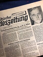 Geschenkidee: Fränkische Landeszeitung 14. April 1948