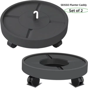 Planter Caddy with Wheels Heavy Duty Plant Stand Adjustable Plant Roller Base Ou - Picture 1 of 12