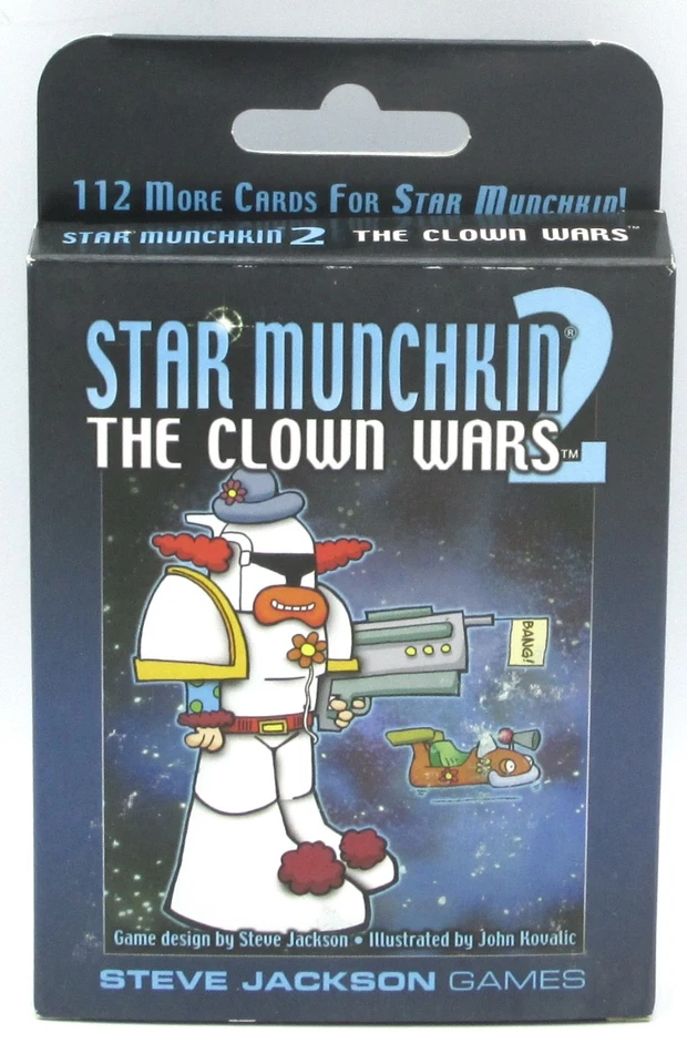 Star Munchkin 2 SJG1418 Clown Wars (Expansión) [115 Cartas] Juegos de Steve Jackson Foto 1 de 2