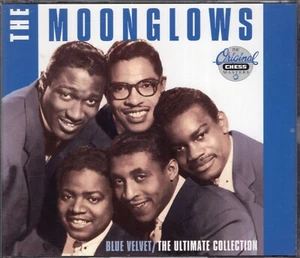 RARE & LONG OOP THE MOONGLOWS BLUE VELVET/THE ULTIMATE COLLECTION 2CDS NM 1993 - Picture 1 of 19