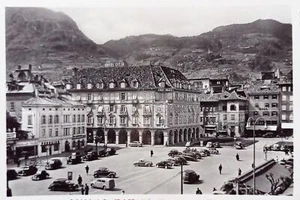 Cartolina - Bolzano - Hotel Città - 1945 ca. - Imagen 1 de 2