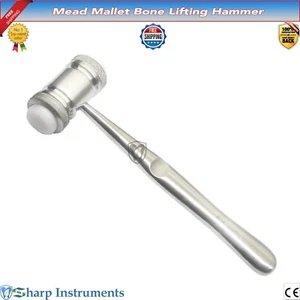 Mead Mallet Dental Bone Hammer Bone Lifting Orthodontic Surgical Instruments CE - Picture 1 of 1