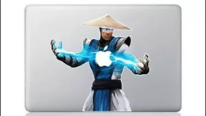 Raiden Mortal Combat Warrior Sticker Decal vinyl MacBook Air/Pro/retina 13" - Picture 1 of 6