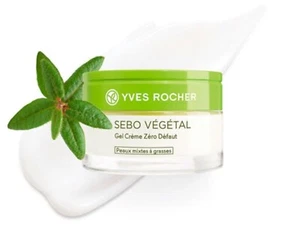 YVES ROCHER Zero Blemish Gel Cream OILY SKIN SEBO VEGETAL Day Night LAST!! 36400 - Picture 1 of 3