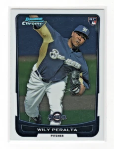 Wily Peralta 2012 Bowman Chrome Draft ROOKIE CARD #48 MILWAUKEE BREWERS - Bild 1 von 1