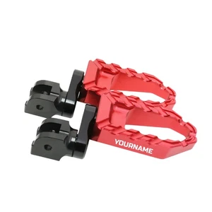 1.5" Arm Front Footpegs Custom Laser For Suzuki B-King SFV 650 GSF 650 Bandit - Picture 1 of 17