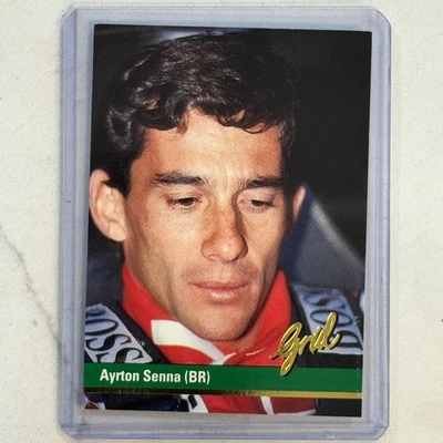1992 Grid Motorcard Formula 1 F1 Ayrton Senna #34 - Image 1 of 2