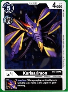 Kurisarimon Uncommon Release Special Booster 1.0  BT2-059 U NM - Picture 1 of 1