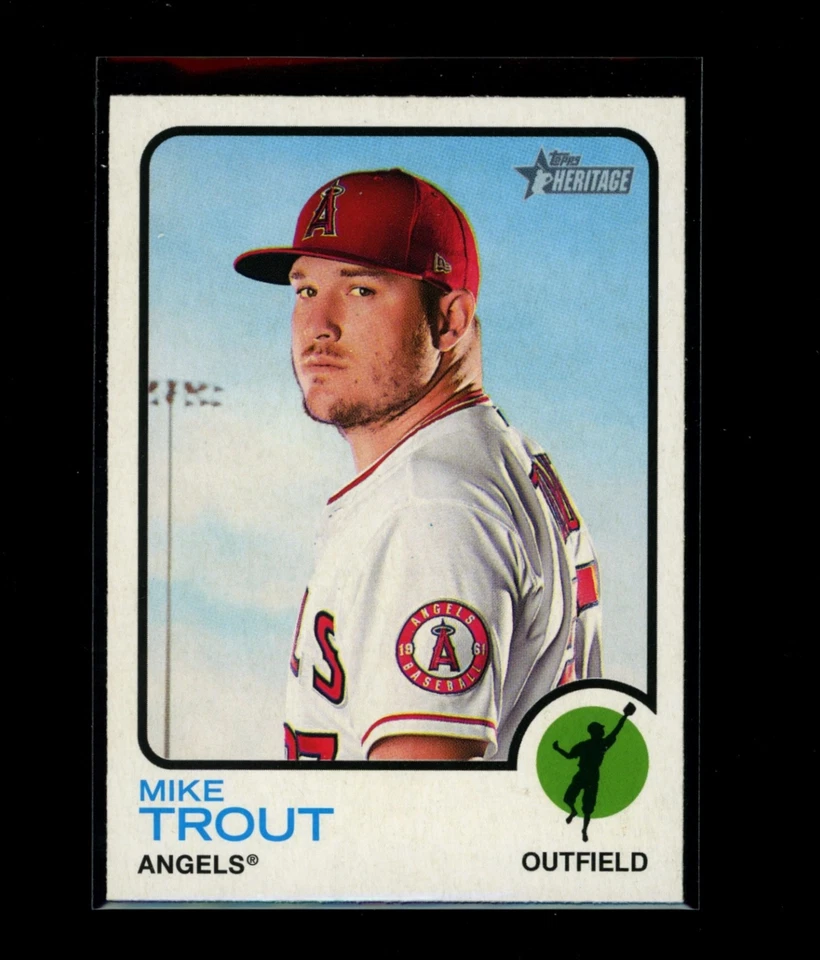 2022 Topps Heritage - Mike Trout #100 - Image 1 of 1
