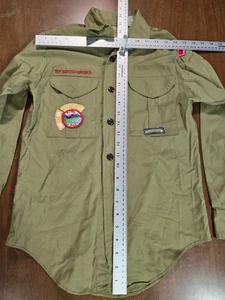 VINTAGE Herren Pfadfinder Official BSA Langarm Hemd unbekannt Größe 1960er - Bild 1 von 7