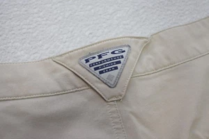 Columbia PFG Omni-Shield Cargo Shorts Beige Fishing Hiking Camping Mens Size 36 - Picture 1 of 10
