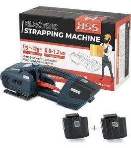 Reggiatrice elettrica adatta per cinghie 1/2-5/8" PP PET strumento di reggiatura automatico - Foto 1 di 7