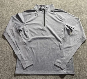 RUDIS Womens Large 1/4 Gray Wrestling Performance Pullover Shirt - Picture 1 of 7