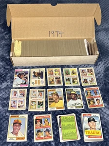 1974 Topps Baseball Complete Set 660/660+ Washington Variations + Traded Set - k - Picture 1 of 14