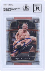 Ilja Dragunov WWE Autographed 2022 Panini Select #89 Beckett Fanatics 10 Card - Picture 1 of 2