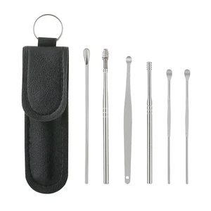 Ear Cleaner Wax Pickers Earpick Wax Remover Curette Ear Pick Cleaner Kit Spoon - Photo 1/17