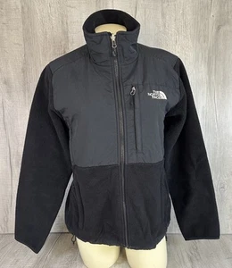 The North Face Fleece Jacket Black VTG 90s Y2K Sweatshirt Coat Women’s Size M - Picture 1 of 17
