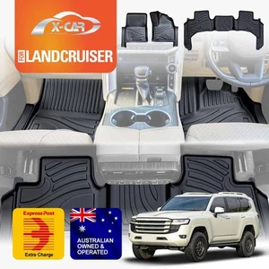 All Weather Floor Mats Carpet Front Rear for Toyota Landcruiser 300 LC300 21-25 - Picture 1 of 12