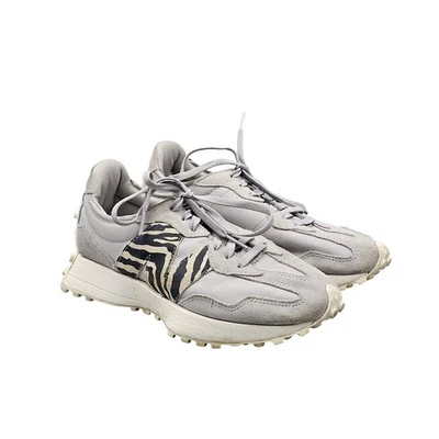 New Balance Women's Size 6.5 US 327 Zebra Animal Print Big N Sneakers Shoes - Image 1 of 4